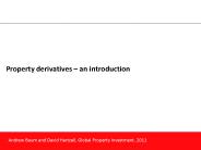 Property derivatives 
