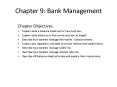 Chapter 9: Bank Management PowerPoint PPT Presentation