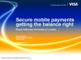 Secure mobile payments getting the balance right PowerPoint PPT Presentation