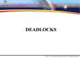 DEADLOCKS PowerPoint PPT Presentation