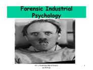 Forensic Industrial Psychology