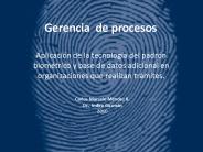 Gerencia de procesos