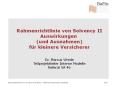 Rahmenrichtlinie Solvency II | Dr. Marcus Wrede, BaFin | 1. Oldenburger Versicherungstag | 29.08.2007                                 Seite 1 PowerPoint PPT Presentation
