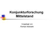 Konjunkturforschung  Mittelstand