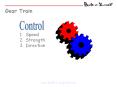 Gear Train PowerPoint PPT Presentation