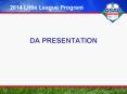 DA PRESENTATION PowerPoint PPT Presentation