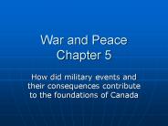 War and Peace Chapter 5