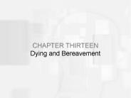 CHAPTER THIRTEEN Dying and Bereavement