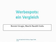 Werbespots: ein Vergleich
