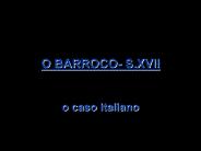 O BARROCO- S.XVII