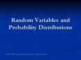Random Variables and Probability Distributions PowerPoint PPT Presentation