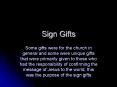 Sign Gifts PowerPoint PPT Presentation