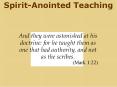 Spirit-Anointed Teaching PowerPoint PPT Presentation