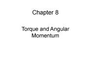 Torque and Angular Momentum