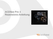 ACDSee Pro 3 Rezensions-Anleitung