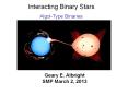 Interacting Binary Stars PowerPoint PPT Presentation