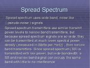 Spread Spectrum
