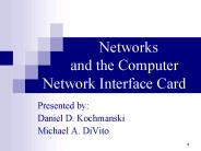 Networks   and the Computer Network Interface Card