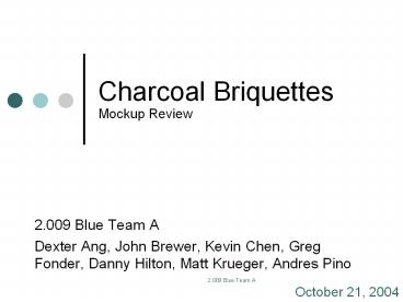 Charcoal Briquettes Mockup Review