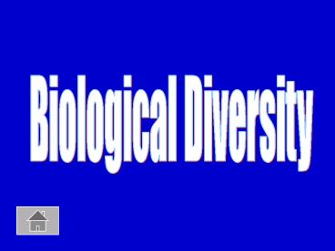 Biological Diversity