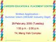 Written Application Lecture PowerPoint PPT Presentation