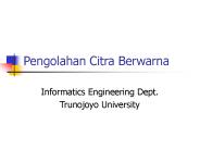 Pengolahan Citra Berwarna