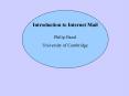 Introduction to Internet Mail PowerPoint PPT Presentation