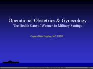 Operational Obstetrics