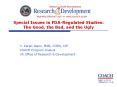 Special Issues in FDA-Regulated Studies: The Good, the Bad, and the Ugly PowerPoint PPT Presentation