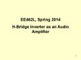 EE462L, Spring 2014 PowerPoint PPT Presentation