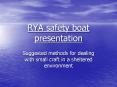 RYA safety boat presentation PowerPoint PPT Presentation