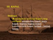 III. KAPAL