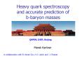 Heavy quark spectroscopy and accurate prediction of b-baryon masses PowerPoint PPT Presentation