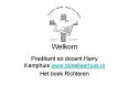 Welkom PowerPoint PPT Presentation