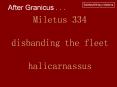 Miletus 334  disbanding the fleet halicarnassus PowerPoint PPT Presentation