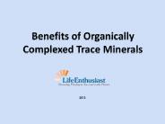 The Benefits of Organically Complexed Trace Minerals