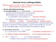 Molecular Forces in Biological Media:
