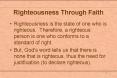 Righteousness Through Faith PowerPoint PPT Presentation