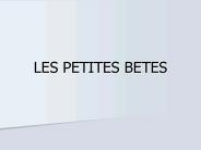 LES PETITES BETES