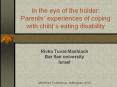 In the eye of the holder: Parents PowerPoint PPT Presentation