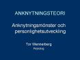 ANKNYTNINGSTEORI PowerPoint PPT Presentation