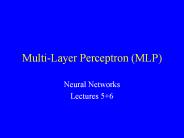 Multi-Layer Perceptron (MLP)
