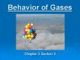 Behavior of Gases PowerPoint PPT Presentation