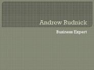 Andrew Rudnick- Business Expert