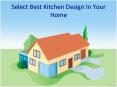 Select Best Kitchen Design In Your Home PowerPoint PPT Presentation