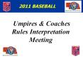 Umpires PowerPoint PPT Presentation