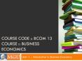 Business Economics course by mgu.edu.in PowerPoint PPT Presentation