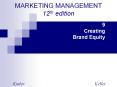 MARKETING MANAGEMENT 12th edition PowerPoint PPT Presentation