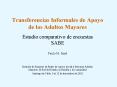 Transferencias Informales de Apoyo de los Adultos Mayores PowerPoint PPT Presentation