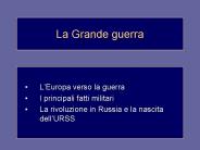 La Grande guerra